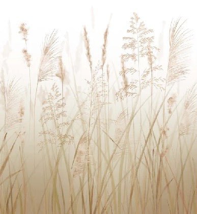 Papier peint fleur des champs de blé, XXL, tendance