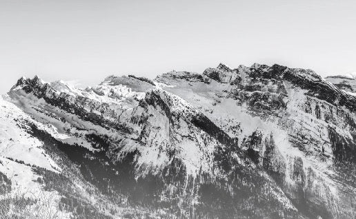 Papier peint restaurant montagne grand massif, XXL, tendance