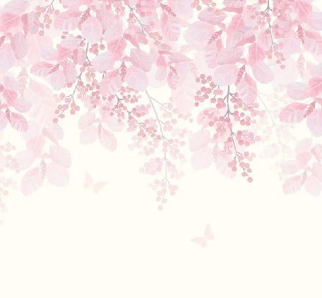 Papel pintado acuarela panorámica en flor