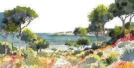 Papier peint panoramique air estival, XXL, tendance