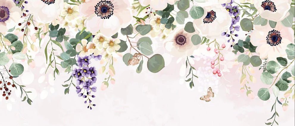 Tapete Wunderbare Blumen
