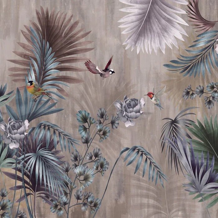 Exotic Jungle & Bird wallpaper