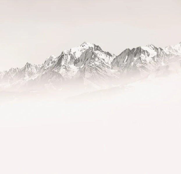 Tapete Nebliger Morgen Mont Blanc