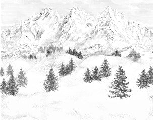 Sfondo della montagna di Chamonix