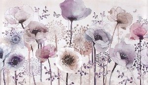 Tapete Fleur Parme