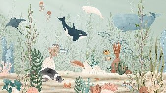 Baby Wallpaper Marine World, XXL, tendance
