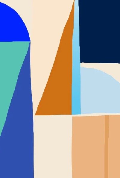 Papier peint Memphis style vibrant, XXL, tendance