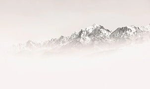 Tapete Nebliger Morgen Mont Blanc