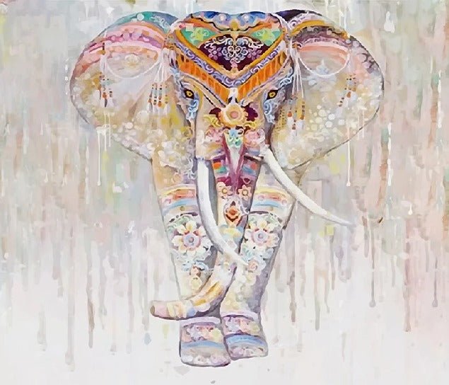 Papier peint Eléphant Boho Indien, XXL, tendance