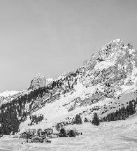 Panorama-Tapete Chalet Alm