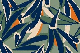 Papier peint panoramique esquisse végétale, XXL, tendance