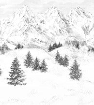 Tapete Berggipfel von Chamonix