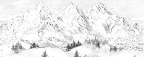 Tapete Berggipfel von Chamonix
