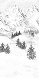 Papel pintado de la montaña de Chamonix