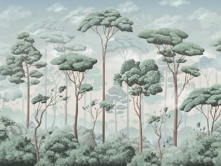 Papier peint panoramique pinède volupté, XXL, tendance