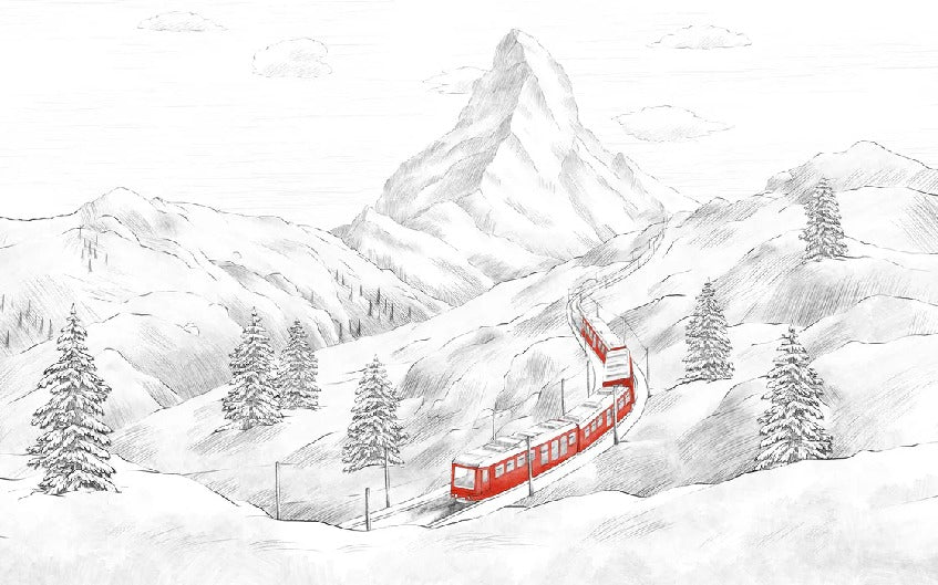 Papier peint panoramique Mont Cervin