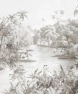 Papier peint panoramique jungle pittoresque