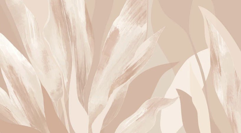 Tapete Blumenstoff nude