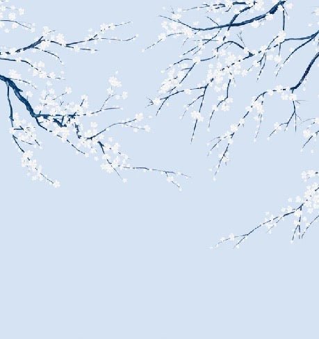 Papier peint panoramique fleur Sakura, XXL, tendance