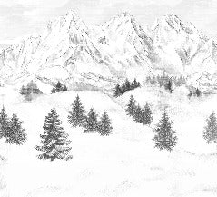 Tapete Berggipfel von Chamonix