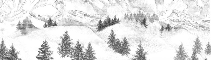 Papel pintado de la montaña de Chamonix
