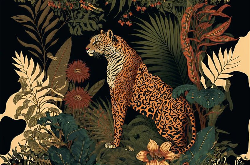 Exotische Tigertapete