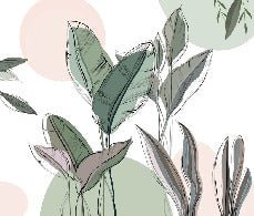 Panoramic green wallpaper