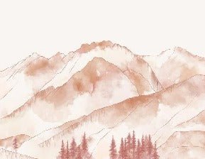 Tapete Bergkette Aravis