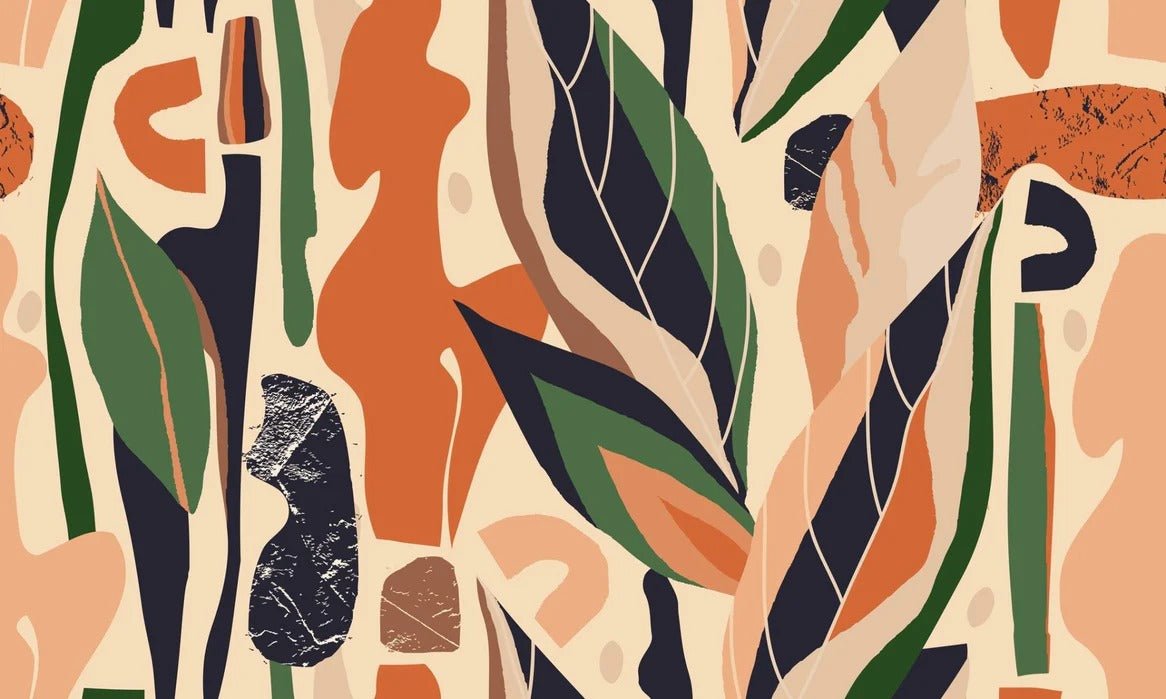 Abstract plant wallpaper