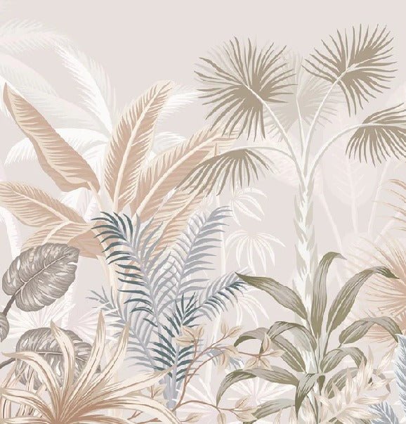 Papier peint panoramique jungle terracotta, XXL, tendance