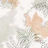 Panorama-Tapete Aquarell Pflanzen
