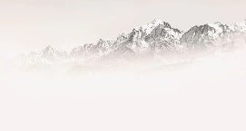 Tapete Nebliger Morgen Mont Blanc