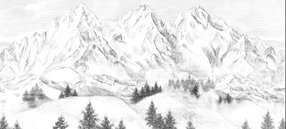 Sfondo della montagna di Chamonix
