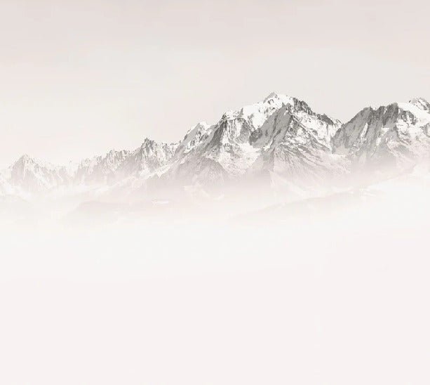 Tapete Nebliger Morgen Mont Blanc