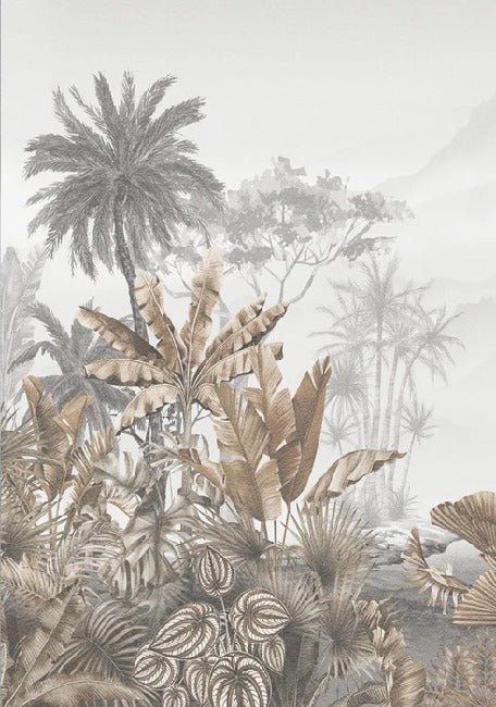 Tapete Trend Tropical Sepia