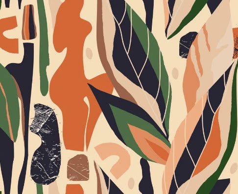 Abstract plant wallpaper