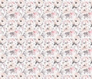 Papier peint fleur Tendre Aquarelle