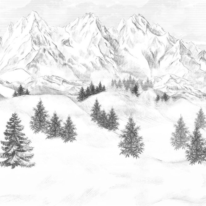 Sfondo della montagna di Chamonix