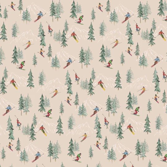 Papier peint Alpine glisse pêche, XXL, tendance