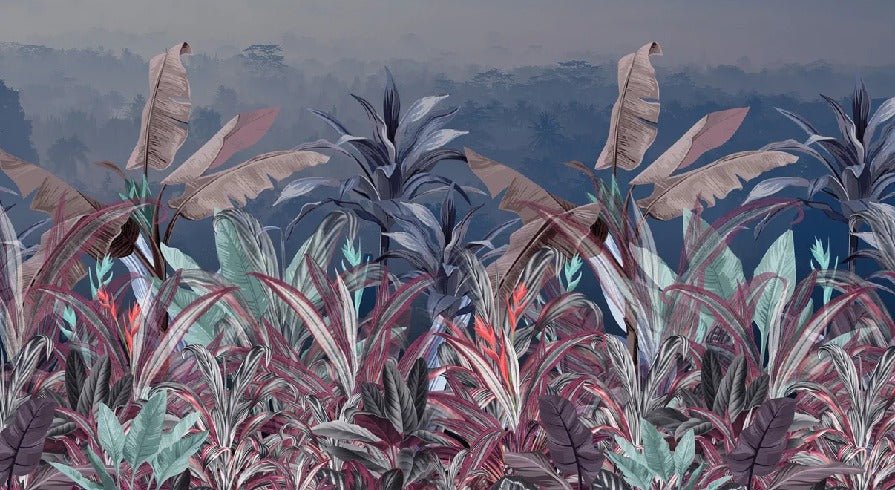Panorama-Tapete botanischer Glanz