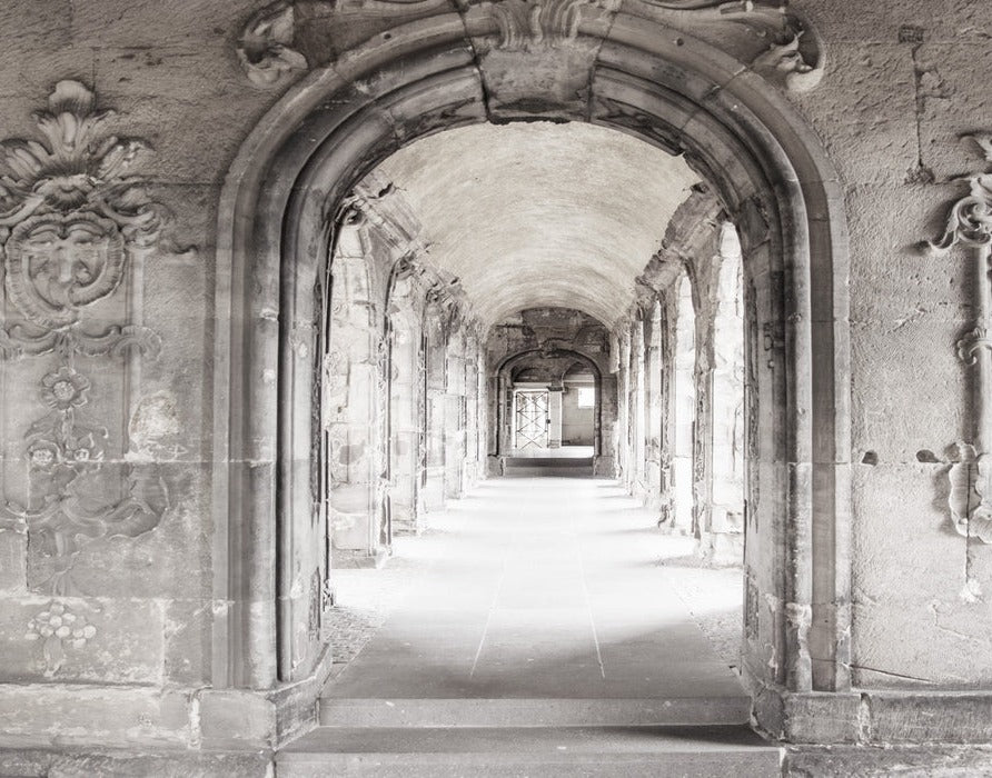 Papier peint Trompe l'oeil Couloir Marbre Parisien, XXL, tendance