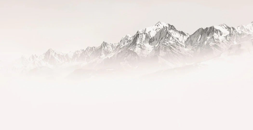 Tapete Nebliger Morgen Mont Blanc