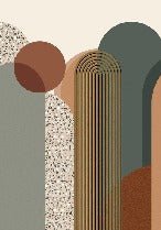 Papier peint Art déco graphique tendance