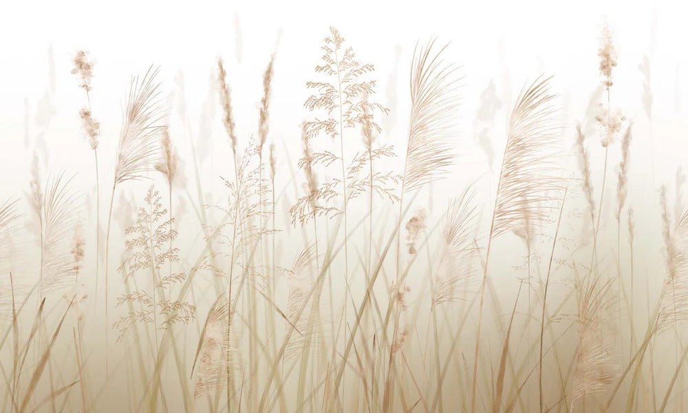 Papier peint fleur des champs de blé, XXL, tendance