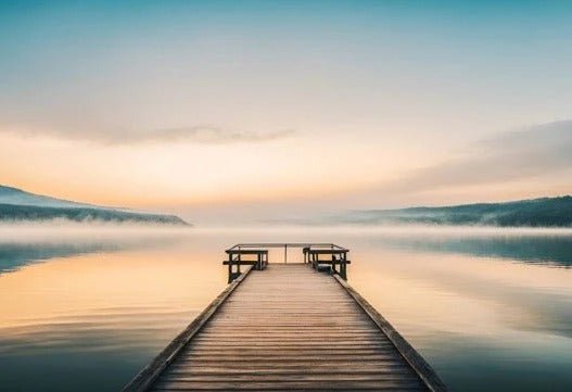 Papier peint photo vue lac, XXL, tendance