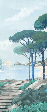 Papier peint balade dans les calanques