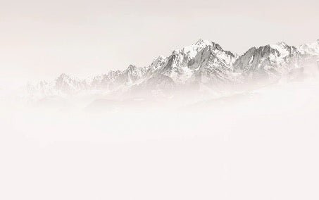 Tapete Nebliger Morgen Mont Blanc