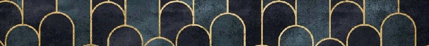 Papier peint toilette dark blue chic