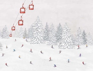 Colorful gondola wallpaper