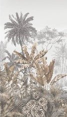 Papier peint tendance tropical sepia